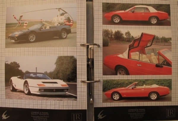 Automobil-Advertising 165 Folders with Advertising and Testreports 1960-1985 (2691)