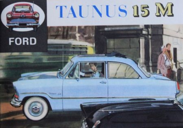 Ford Taunus 15 M Modelprogram 1955 Carbrochure (6079)
