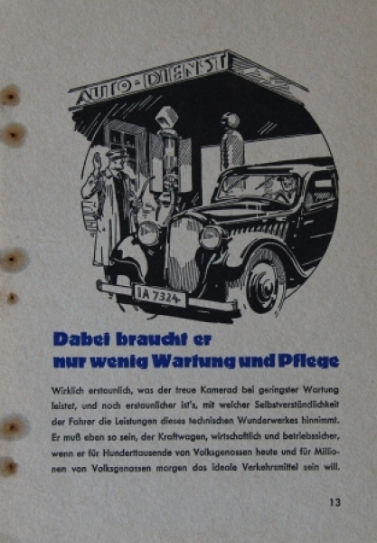 Vereinigte Kugellagerfabriken SKF "Gute Fahrt" Imagebrochure 1934 Zubehörprospekt  (2751)