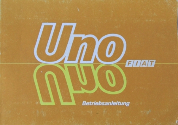 Fiat Uno 1986 Ownermanual (2763)
