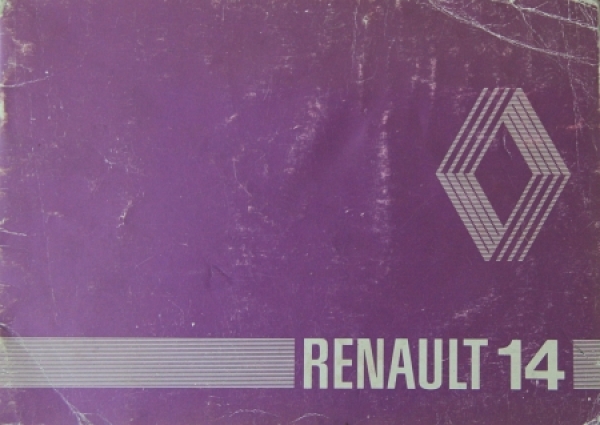 Renault 14 Ownermanual 1980 (2776)
