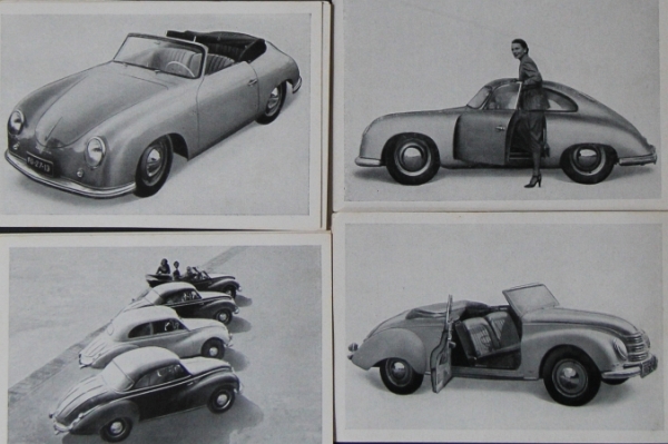 Austria Bildwerk  1954 "Deutsche Kraftfahrzeuge" 34 Sammelbilder (2938)