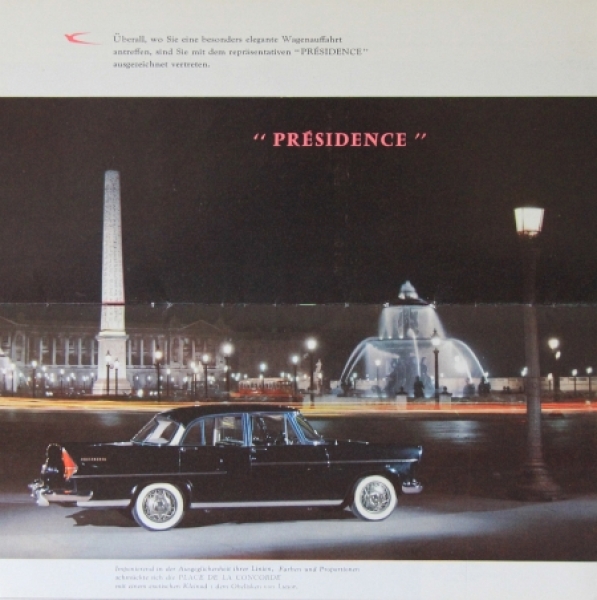 Simca Modelprogram 1958 Carbrochure (2937)