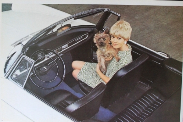 Peugeot 404 Cabriolet Coupe Super Luxe Modellprogramm 1967 Automobilprospekt (2970)
