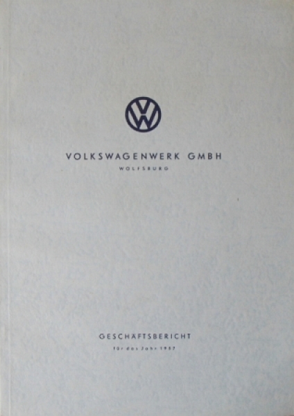 Volkswagen Business-Report 1957 VW-Factorychronicle (3159)
