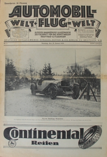 "Automobil- und Flugwelt" Traffic-Magazine 1928 (3174)