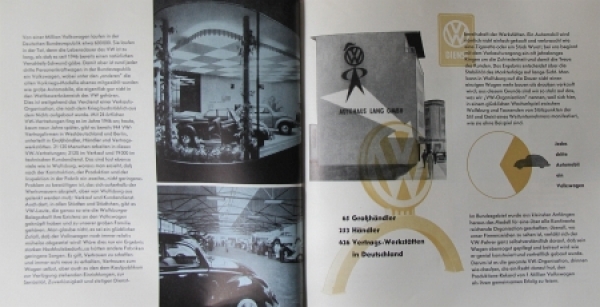 Volkswagen Modelprogram 1955 "Festprogramm Feier des millionsten Volkswagens" Carbrochure (3186)