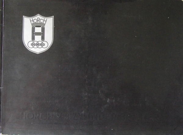 Horch 3,5 Litre V-8 Cylindre Modelprogram 1937 Carbrochure (5650)