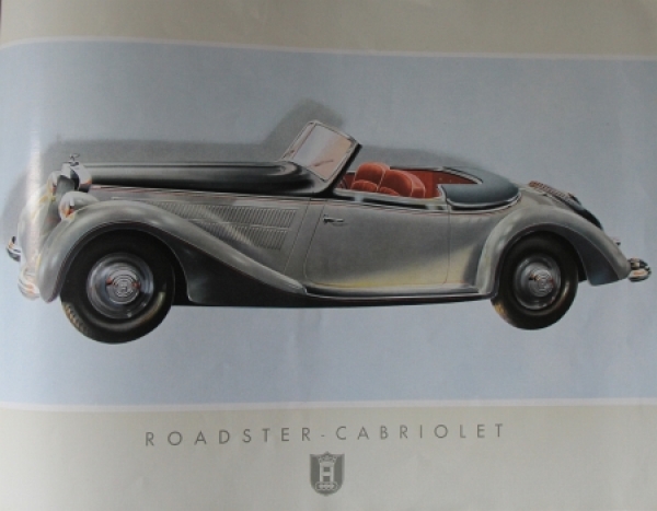 Horch 3,5 Litre V-8 Cylindre Modelprogram 1937 Carbrochure (5650)