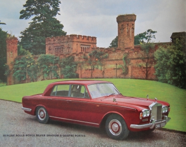 Rolls-Royce Bentley Modelprogram 1966 Carbrochure (3191)