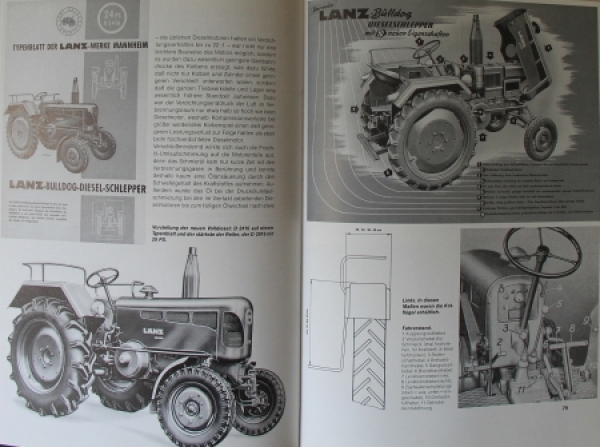 Haefner "Lanz - 1952-1967" Tractor-History 1991 (3242)