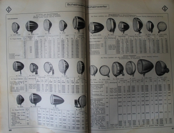 "Voelker & Koelbel Kraftfahrzeugbedarf Hauptkatalog" Car-Sparepart-Catalog 1928 (3261)