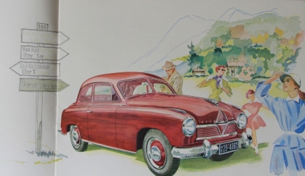 Borgward Hansa 1800 Modelprogram 1953 Carbrochure (3348)