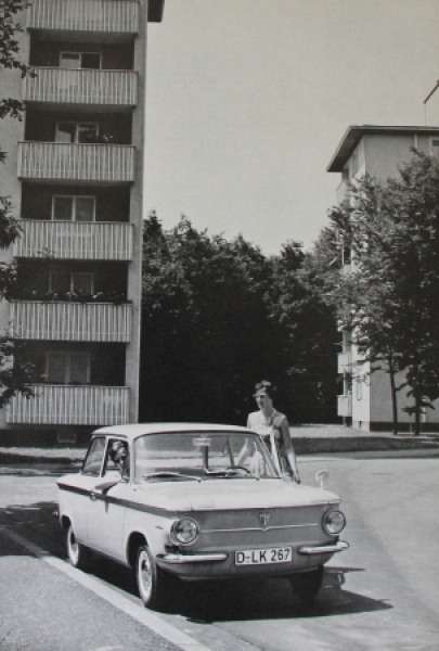 NSU Prinz 4 Modelprogram 1961 "Presse-Prachtkatalog" Automobile-Presskit (3401)