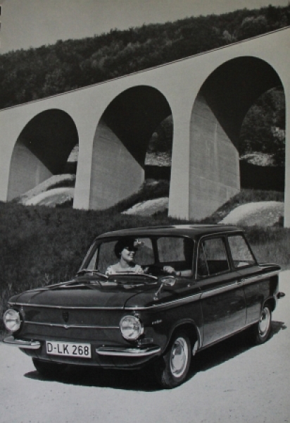 NSU Prinz 4 Modelprogram 1961 "Presse-Prachtkatalog" Automobile-Presskit (3401)