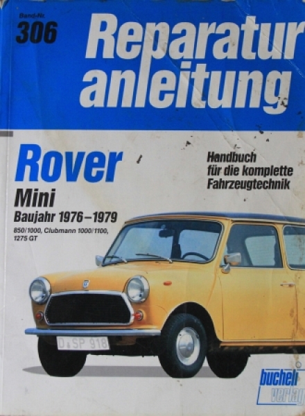 Bucheli "Mini Rover 1976-79" Repairmanual Volume 305 (3545)