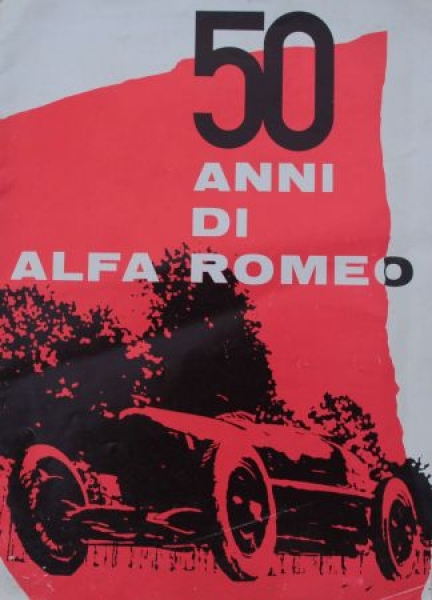 Alfa Romeo Modelprogram 1959 "50 Anni di Alfa Romeo" Carbrochure (3613)