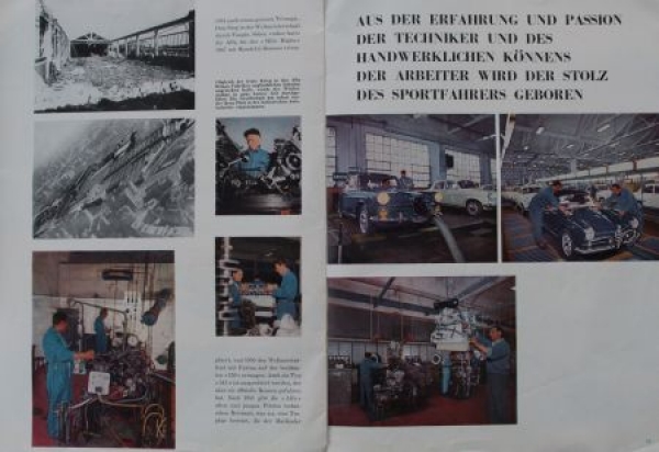 Alfa Romeo Modelprogram 1959 "50 Anni di Alfa Romeo" Carbrochure (3613)