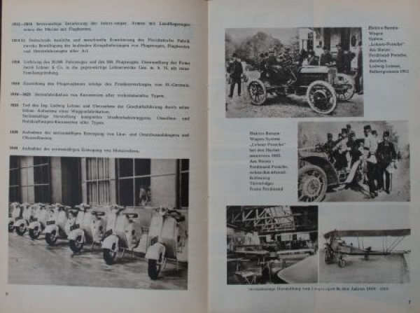 Lohnerwerke Modellprogramm 1950 Automobilprospekt (4182)