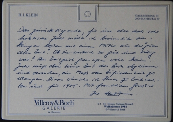 Shell Til 1984 Villeroy & Boch Advertising with Gasstation-Motive (3661)