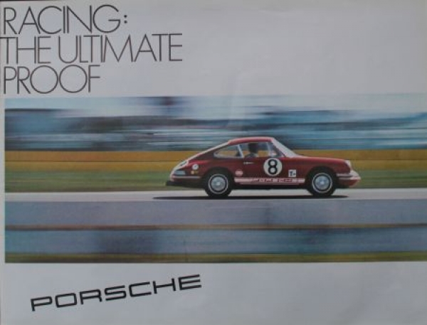 Porsche Modelprogram 1968 "Racing - The ultimate proof" Carbrochure (3665)