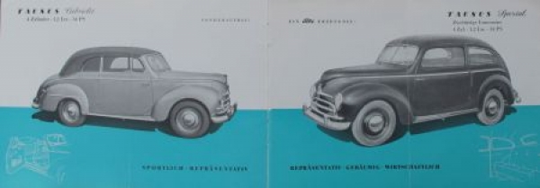 Ford Modelprogram 1950 Carbrochure (3667)