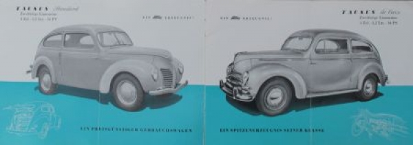 Ford Modelprogram 1950 Carbrochure (3667)
