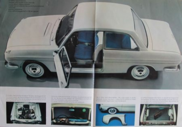 DKW F 102 Modelprogram 1965 Carbrochure (3714)