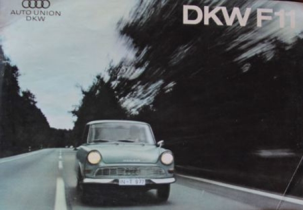 DKW F11 Modelprogram 1964 Carbrochure (3717)