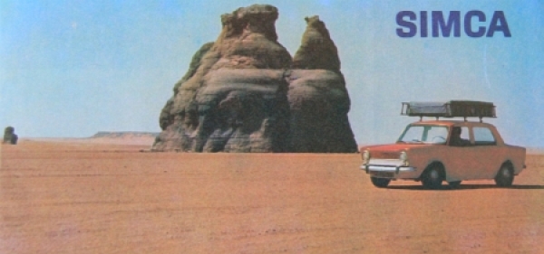 Simca Modelprogram 1967 Carbrochure (3789)