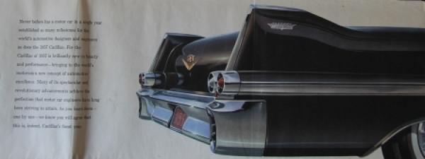 Cadillac Modelprogram 1957 Carbrochure  (3919)