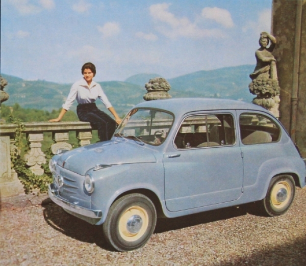 Fiat Modelprogram 1956 Carbrochure-Map (3944)