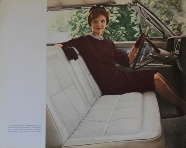Lincoln Continental Modelprogram 1962 Carbrochure (3946)