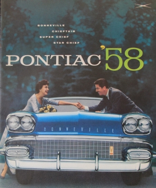 Pontiac Catalina Modelprogram 1958 Carbrochure (3955)