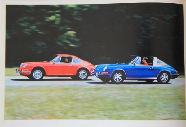 Porsche Modelprogram 1968 "Fact Book" Carbrochure (3959)