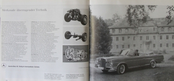 Schrader "Mercedes-Bez Cabriolets 1949-71" Mercedes-History 1995 (3958)