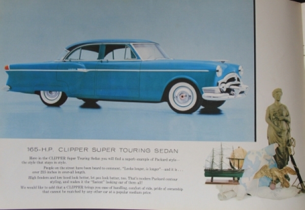 Packard Clipper Modelprogram 1954 Carbrochure (3984)