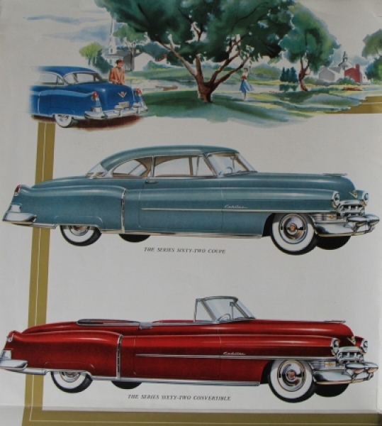 Cadillac Modelprogram 1952 "Golden Anniversary" Carbrochure (4012)