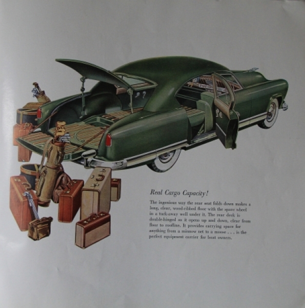 Kaiser Modelprogram 1951 "Built to better the best on the road" Carbrochure (4026)