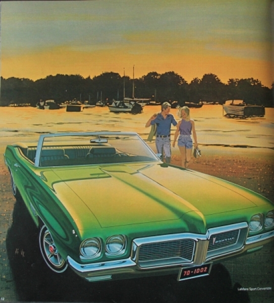 Pontiac Modelprogram 1970 Carbrochure (4041)