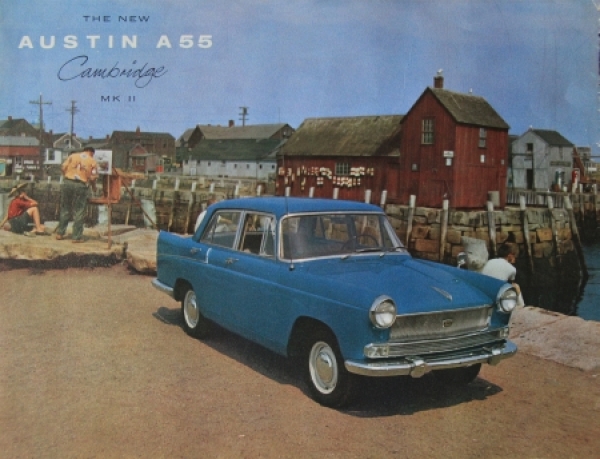 Austin A55 Cambridge MK II Modellprogramm 1960 Automobilprospekt (4062)