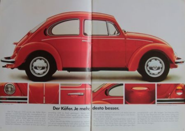 Volkswagen Beetle Modelprogram 1984 Carbrochure (4082)