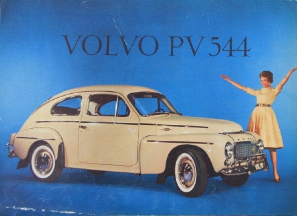 Volvo 544 Modelprogram 1960 Carbrochure (4098)