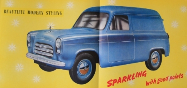 Ford Thames 300E Van Modelprogram 1954 Truckbrochure (4109)