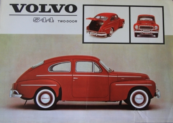 Volvo 544 Two-Door Modelprogram 1962 Carbrochure (4115)