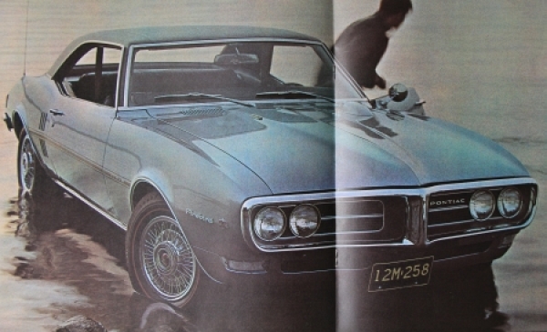 Pontiac Modelprogram 1968 Carbrochure (4130)