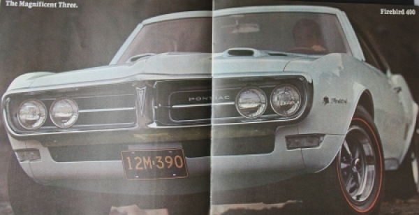 Pontiac Modelprogram 1968 Carbrochure (4130)