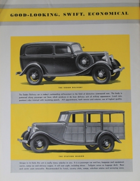 Ford Trucks Modelprogram 1932 "Helpful hints on hauling" Truckbrochure (4153)