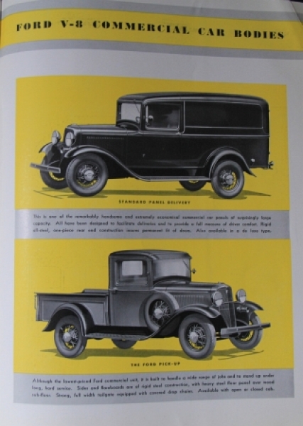 Ford Trucks Modelprogram 1932 "Helpful hints on hauling" Truckbrochure (4153)