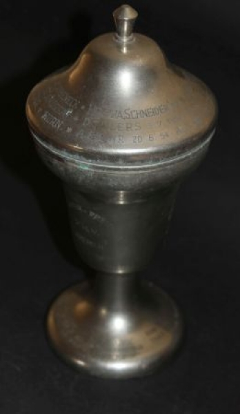 Police-Organisation Tropy Bremen 1949 Metal with top (4159)